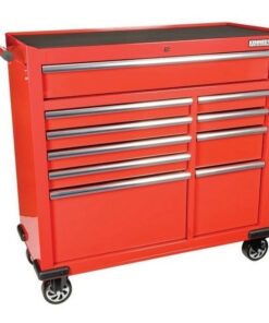 KennedyPro Steel Tool Roller Cabinet - 10 Drawers - 280kg Capacity - 108 x 106 x 45.8 cm