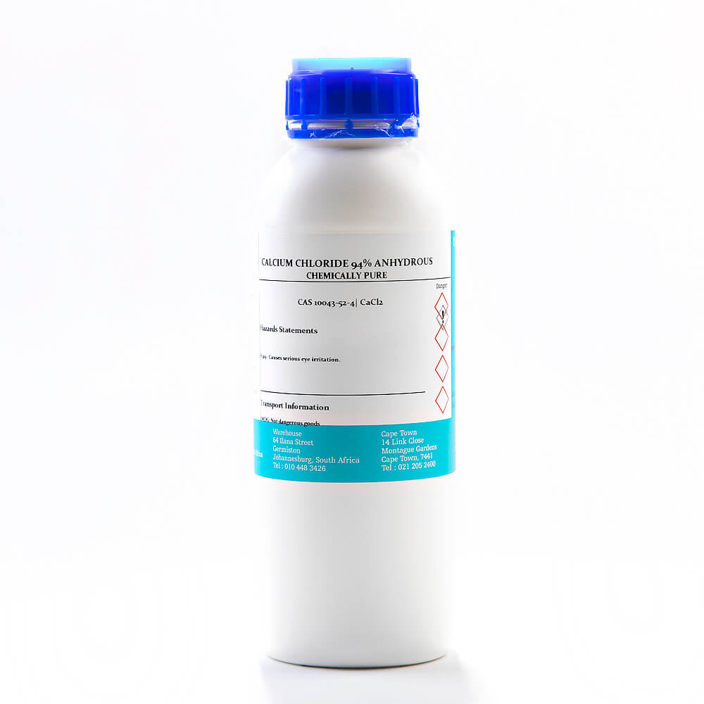 Calcium Chloride Ahnydrous 94% Powder CP – 500g