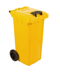 Wheelie Bin 80L Yellow