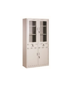 4 Door Appliance Cupboard with Stainless Steel Base