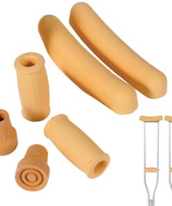 Crutch Underarm -wooden Rubber Tip Cream