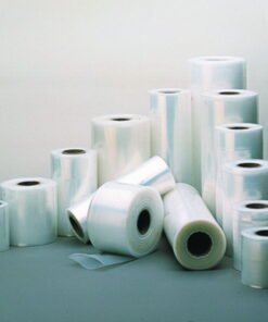 Plastic film 1000x0,20 mm tubular, transparent in rolls of 150 m