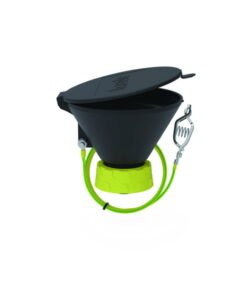 Bohlender b.safe Funnel 130 S 65 – Ø 130 mm, Black, Static‑Dissipative PE‑EX