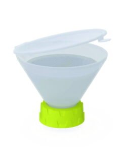 Bohlender b.safe Funnel 130 S 55 – Ø 130 mm, Static‑Dissipative PE‑EX, White