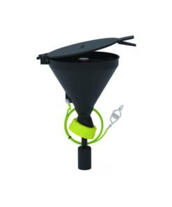 Bohlender b.safe Funnel 180 S 60 – Ø 180 mm, Black, with Level Indicator, Static‑Dissipative PE‑EX