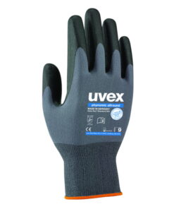 Uvex Protective Gloves Phynomic Allround, Size 06, Grey/Black, Pair