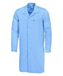 Bierbaum-Proenen BP Work Coat Size XSN, Light Blue 65% Polyester / 35% Cotton 1/1 Arm, for Ladies and Gentlemen