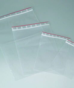 Bürkle Packaging Bags with Closure, 130×60 mm, 100 ml, PE, Pack of 100