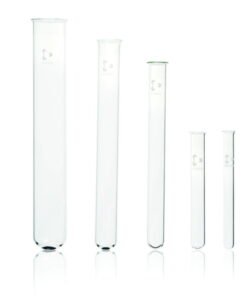 DWK Duran Test Tubes 10x100 mm, Pack of 100, with Rim