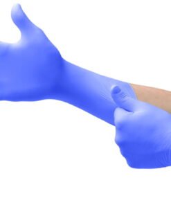 Ansell Microflex, size 8½-9 (L) Nitrile glove, Blue, Powder-Free, Non-Sterile, 295mm, Pack of 10x50