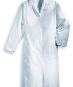 Uvex Ladies' Laboratory Coat, Size 52, White, 100% Cotton, 1/1 Arm Type (81509)