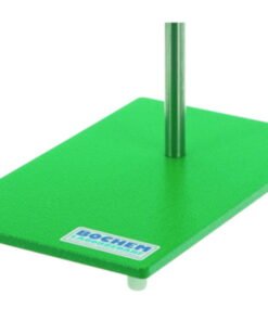 BOCHEM Stand Base 250x160x8 mm Steel, Varnished, Thread M10, 1 Adjustable Foot