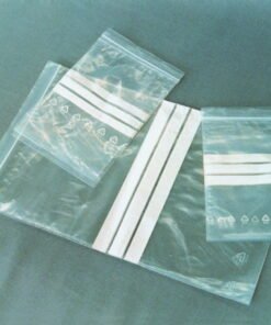LLG Pressure Seal Bag PE 200 x 300 mm with Write-On Patch, Pack of 100