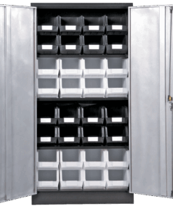 Black & Silver – Linbin ® Storage Bin Cabinet Kit