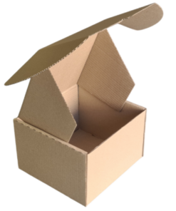 Brown Kraft Tall Square Shipper Box 220 x 220 x 150mm