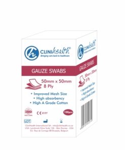 Gauze Swabs 50x50mm 8 ply CliniHealth – 100s