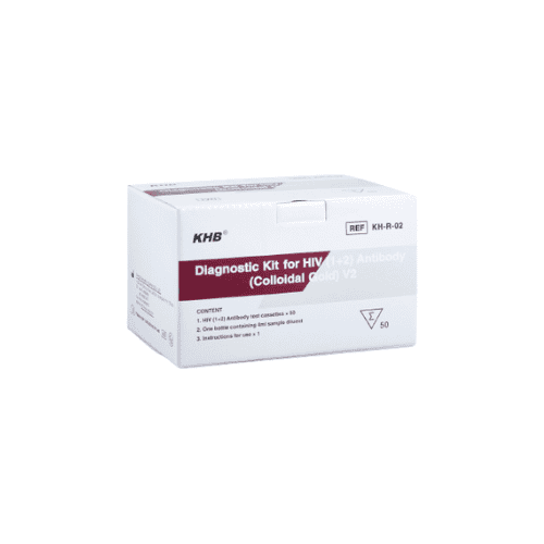 KHB HIV Diagnostic Kit Antibody 50’s – includes lancets & swabs