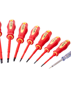 Electricians Screwdriver & Tester Set – 8Pce