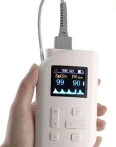 Handheld Pulse Oximeter SPO2 Monitor (Suitable for Infant and Adults, with Rechargeable Battery & Color Screen)