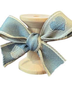 No 203 – Heart Light Cream, Stone & Duck Egg Blue 20mm