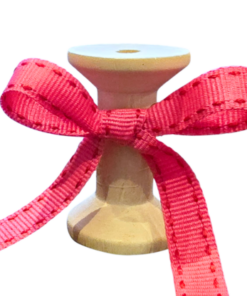 No 008B – Trieste With Red Saddle Stitch 10mm x 20m