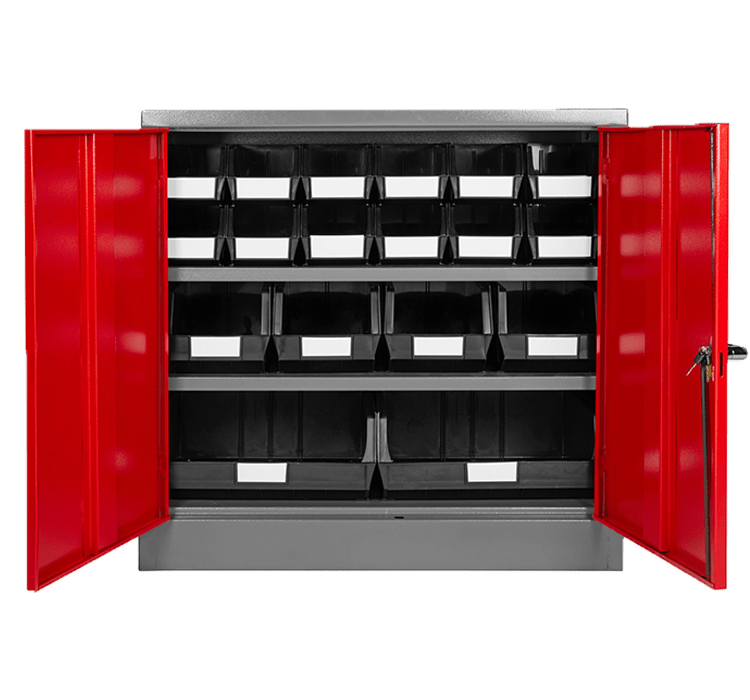Red Door – Linbin ® Storage Bin Half Size Cabinet Kit