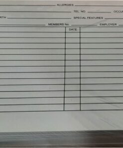 Medical Record Cards – 500s