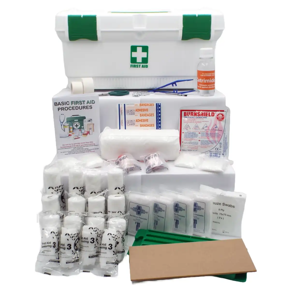 Regulation 3 (Factory) First Aid Kit (Government Spec) with Plastic First Aid Toolbox