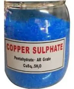 Copper ll sulphate (penta hydrate) Cu.SO4.5H2O