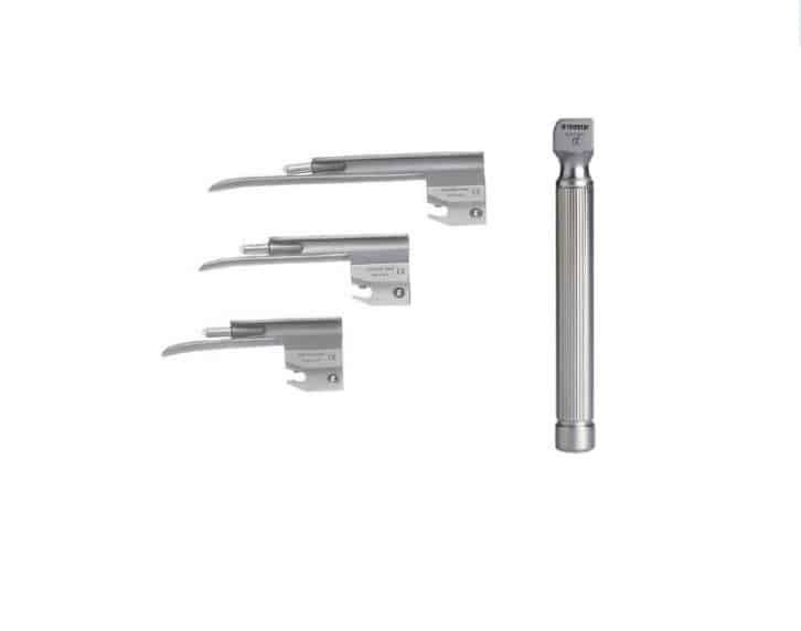 Laryngoscope Set – 3 Blade – Paediatric – Miller /Conventional