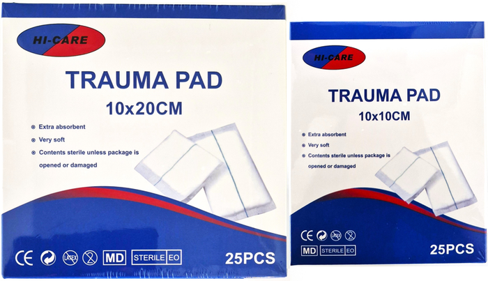 Dressing Wound Trauma 200x100mm 25’s