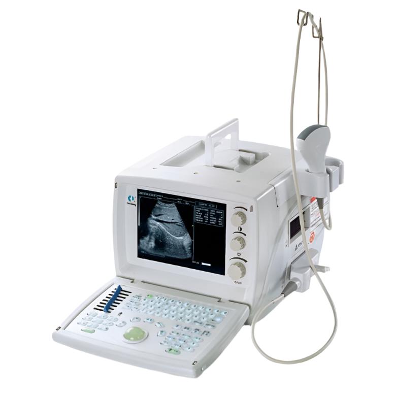 Ultrasound Black White Basic Portable 9.7″ Lcd Monitor 1 Convex Probe Battery