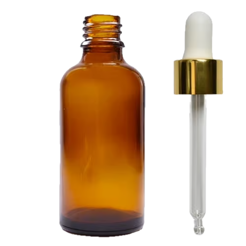 Dropper Bottles Amber-Gold Pipettes - Image 5
