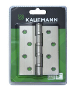 Kaufmann Butt Hinge 100Mm Ball Bearing S/S (Pair)