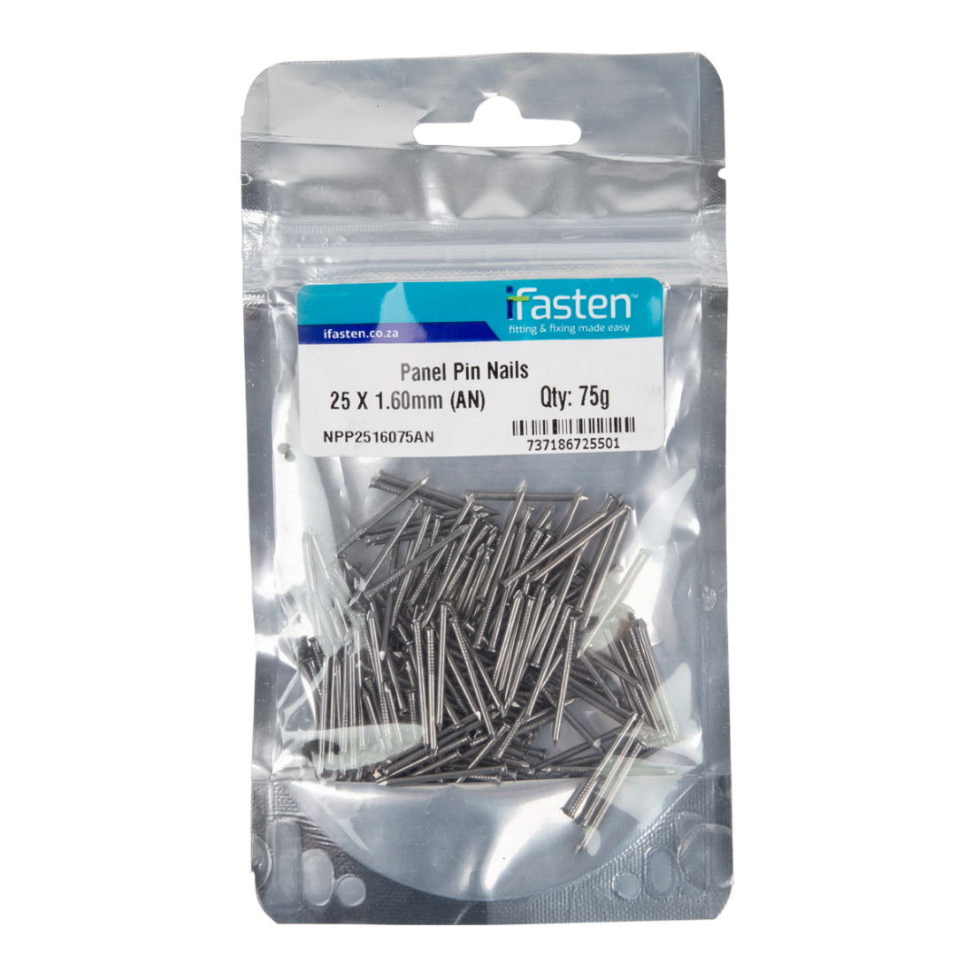 Ifasten Nail Panel Pin 25Mmx1.60Mm 75G Pp
