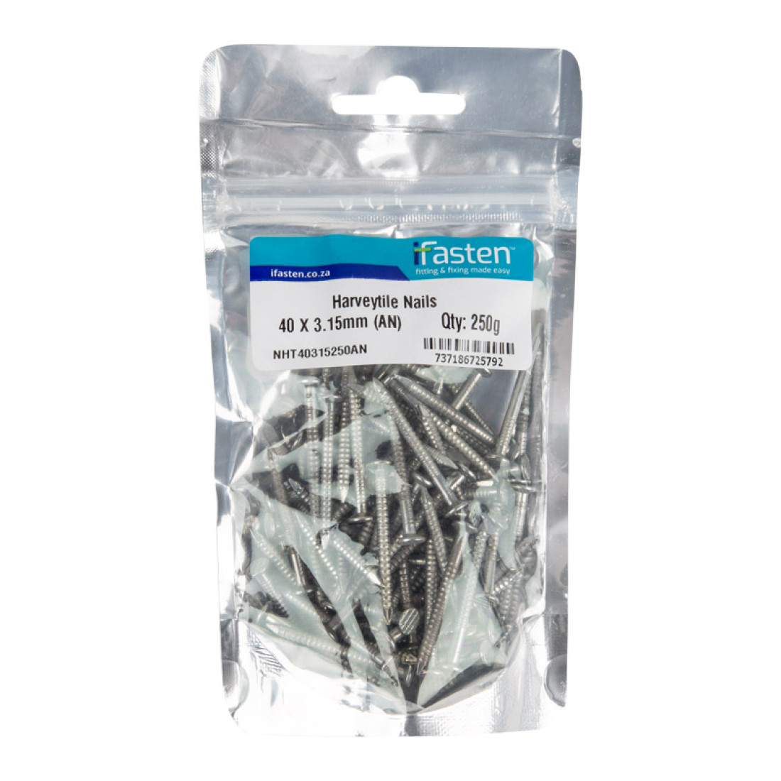 Ifasten Nail Harvey Tile 40Mmx3.15Mm 250G Pp