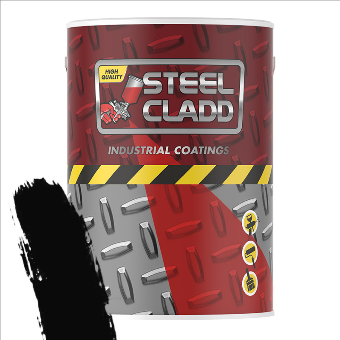 Steel Cladd Roadmarking Black 20L