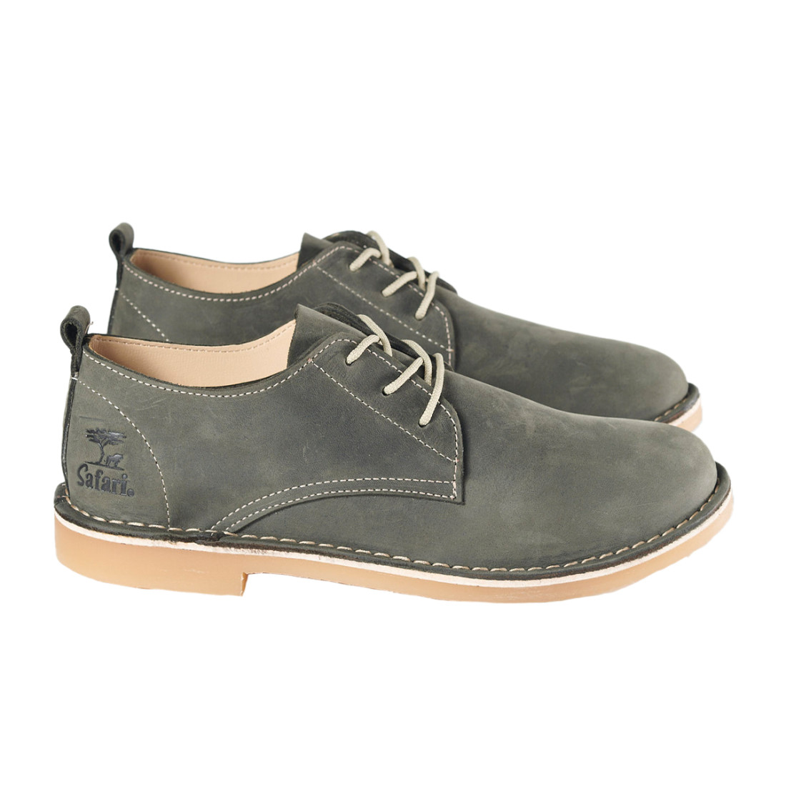 Bata Safari Woodlands Mens Shoe Charcoal Size 11