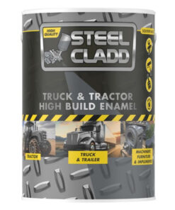 Steel Cladd Truck And Tractor Enamel Matt Black 5L