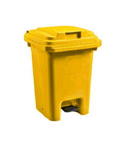 Plastic Pedal Bin 60L – Yellow