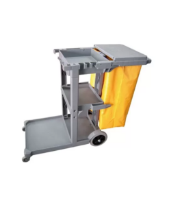Janitorial Trolley With Bag And Lid
