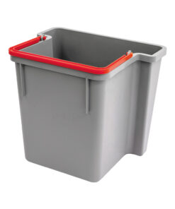 15L Rear Mop Bucket (Grey) (Red Handle)