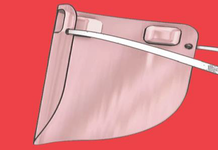 CLEAR FACE SHIELD – Made of food grade clear plastic
