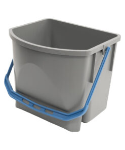 17L Front Mop Bucket (Grey) (Blue Handle)