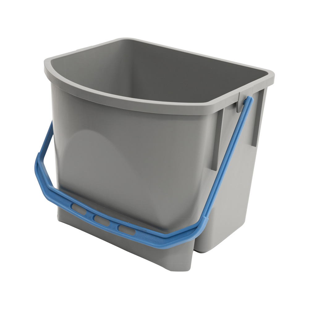 17L Front Mop Bucket (Grey) (Blue Handle)