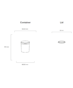 1 Litre Fino Bucket – White Bulck Pack of 100