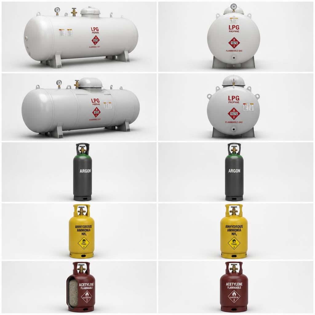 large helium tank