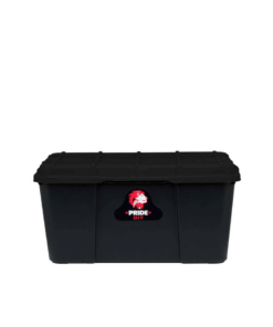 25ℓ Pride Storage Box Full Black Pack Of 5