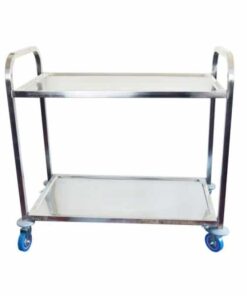 Trolleys Laboratory Stainless/Steel 2 tier (Tea Trolleys)*