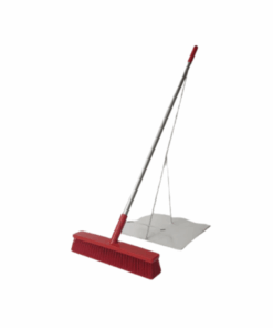 Hygienic Broom 450mm Complete Soft Red